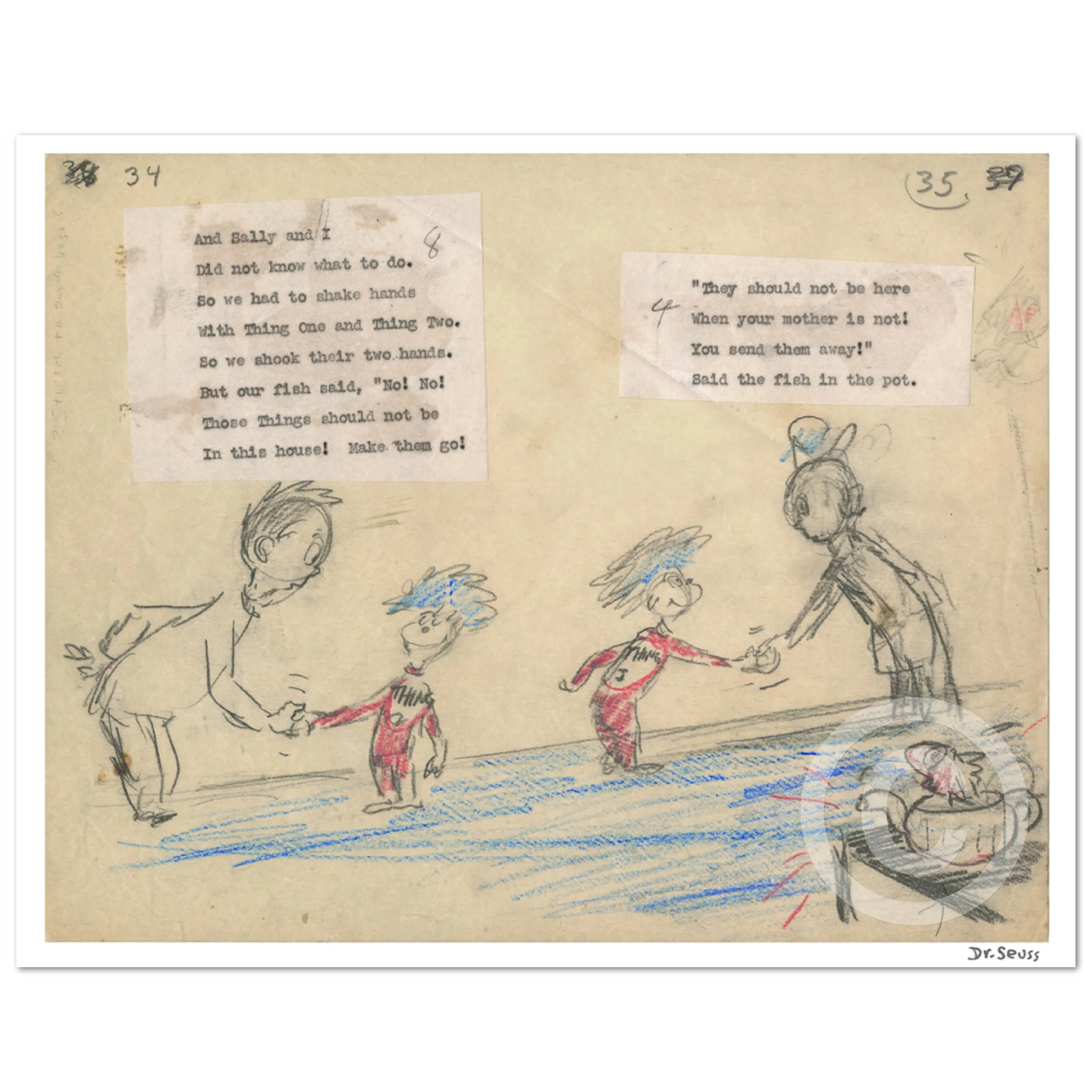 【一点物イラストアート】WHICH ONE OF US IT CRAZY? Deconstructed Nike AF1 24x30 inch Original Painting Swipe for